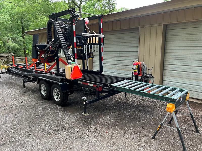 Portable Sawmill Roller Conveyor